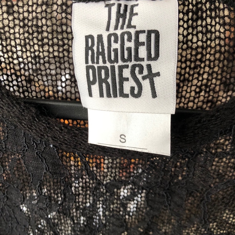 The Ragged Priest Lace Sweater Knit Long Sleeve Bl - Picture 3 of 4